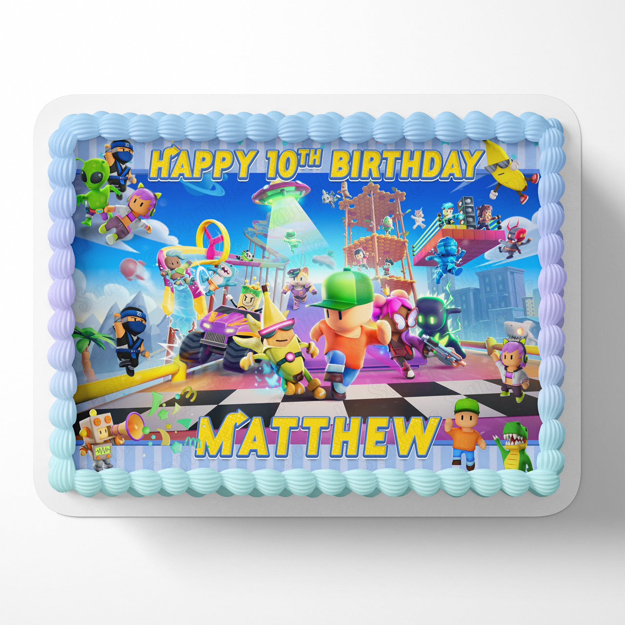 Stumble Guys Kids Boys Game Edible Cake Toppers Ediblecaketopper stumble-guys-kids-boys-game-edible-cake-toppers-ediblecaketopper