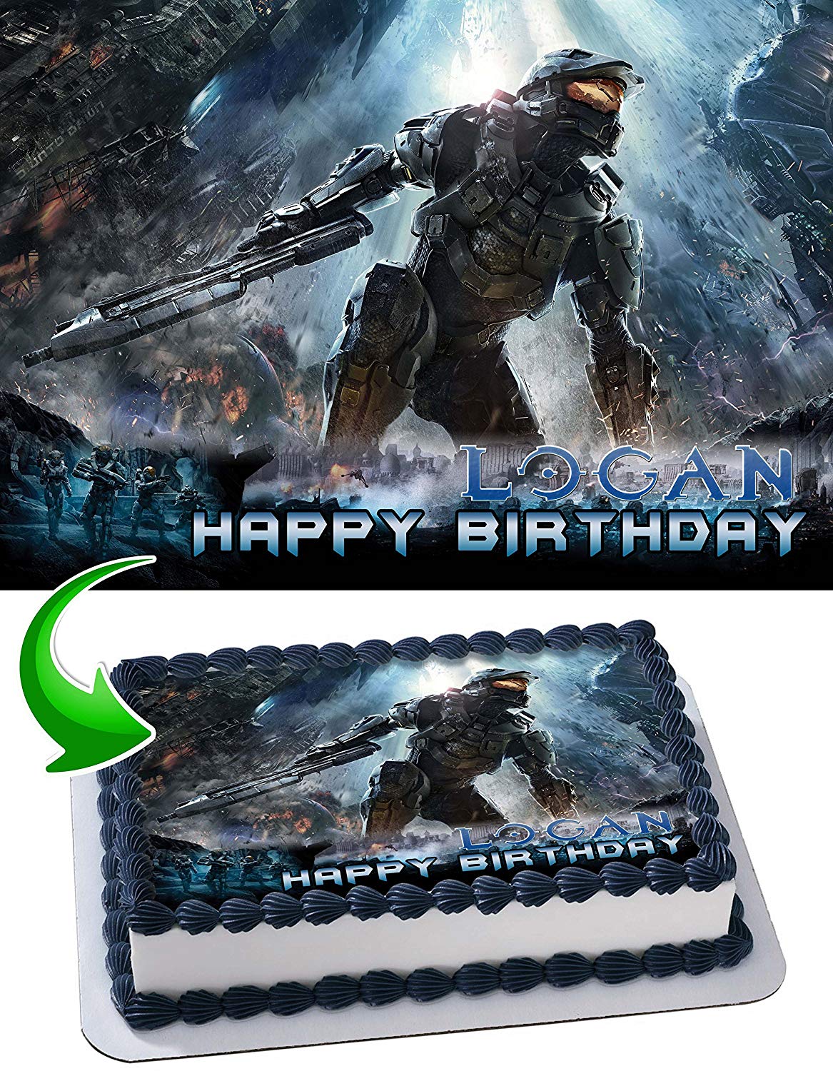 Halo Edible Cake Toppers – Ediblecaketopper