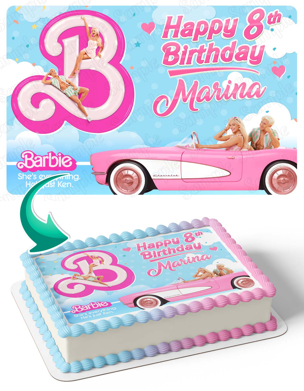 Barbie Movie 2023 Edible Cake Toppers – Ediblecaketopper