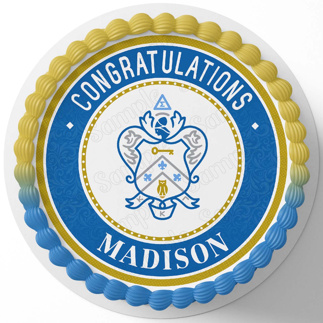 Kappa Kappa Gamma Edible Cake Toppers Round Ediblecaketopper kappa-kappa-gamma-edible-cake-toppers-round-ediblecaketopper