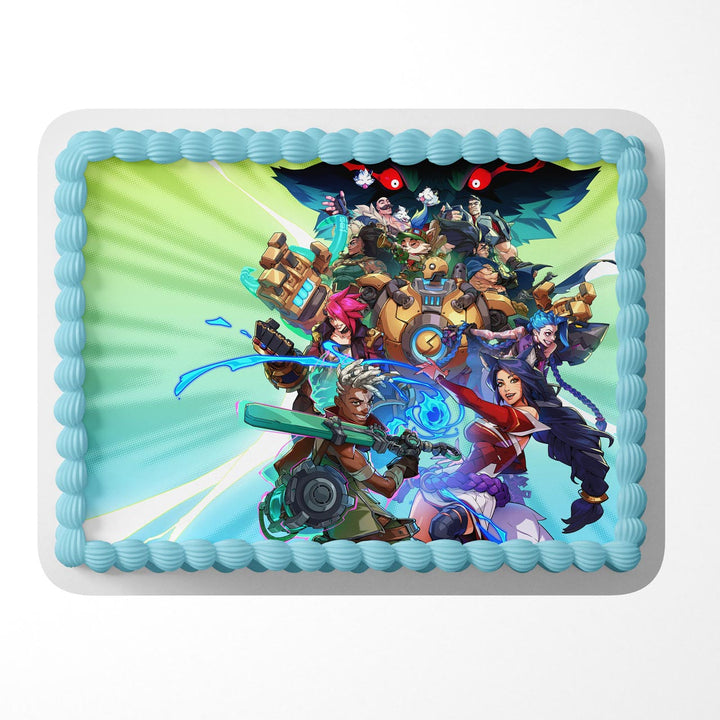 2XKO Edible Image Cake Topper Personalized Birthday Sheet Decoration C ...
