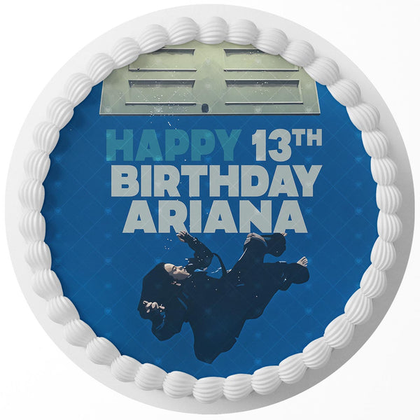 Billie Eilish Hit Me Hard and Soft Edible Cake Toppers Round