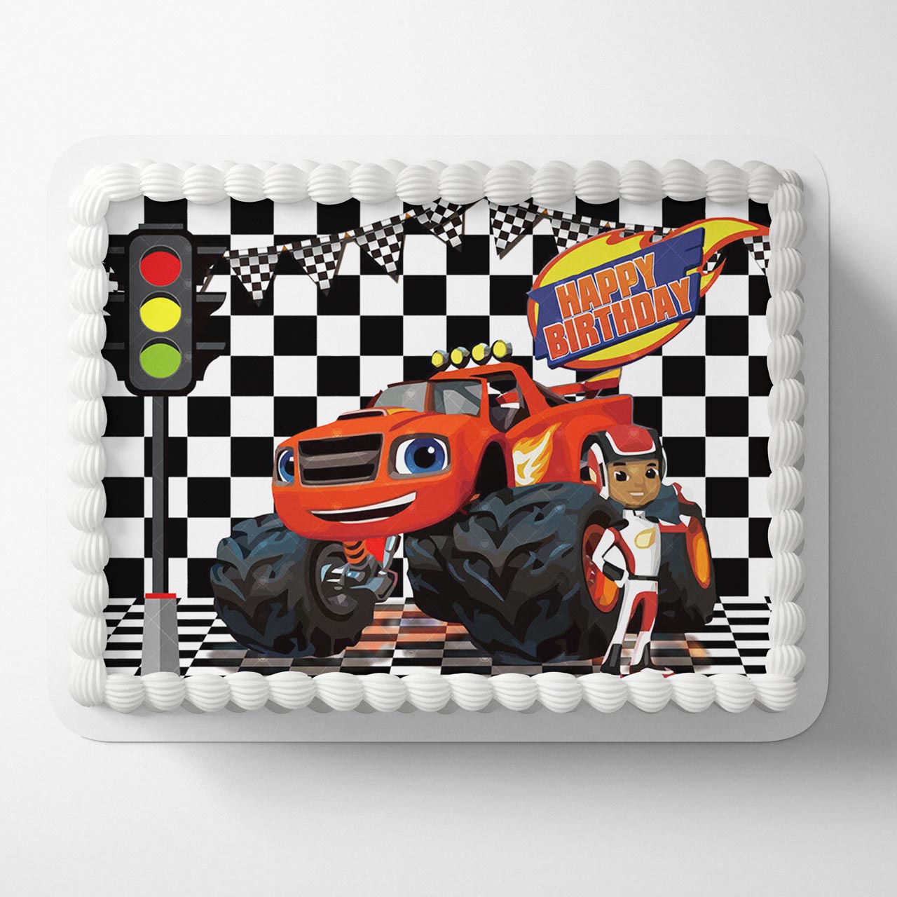 Blaze and the Monster Machines KJT Edible Cake Toppers – Ediblecaketopper