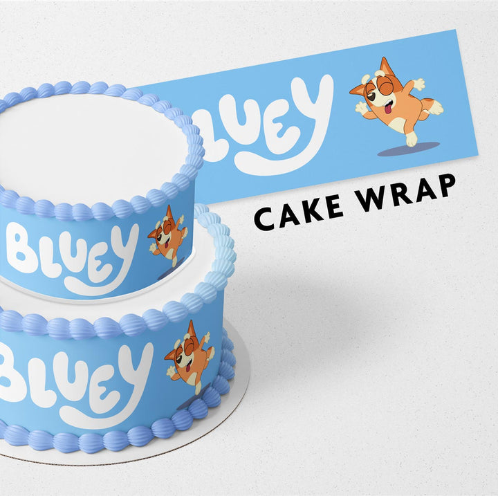 Bluey Bingo Strips Edible Cake Toppers Cake Wraps