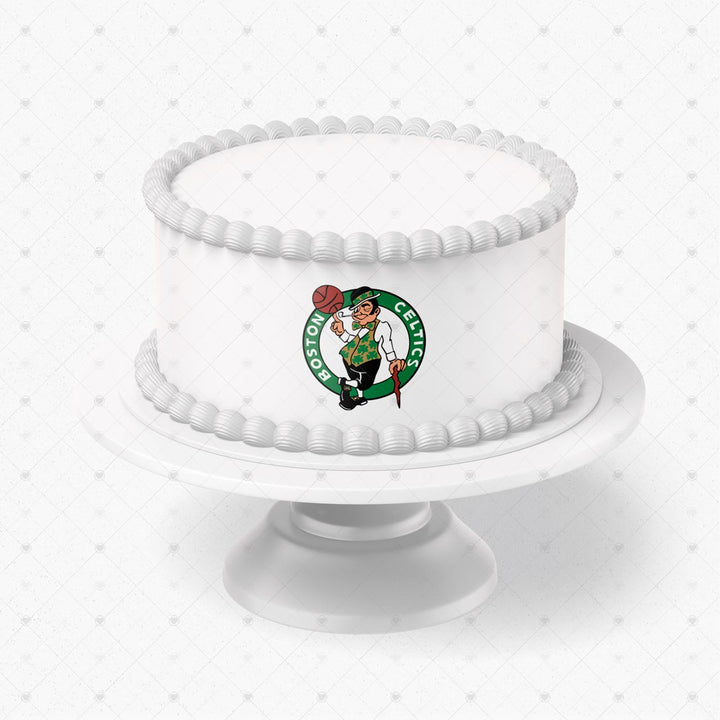 Boston Celtics Logo Edible Cake Toppers Logos