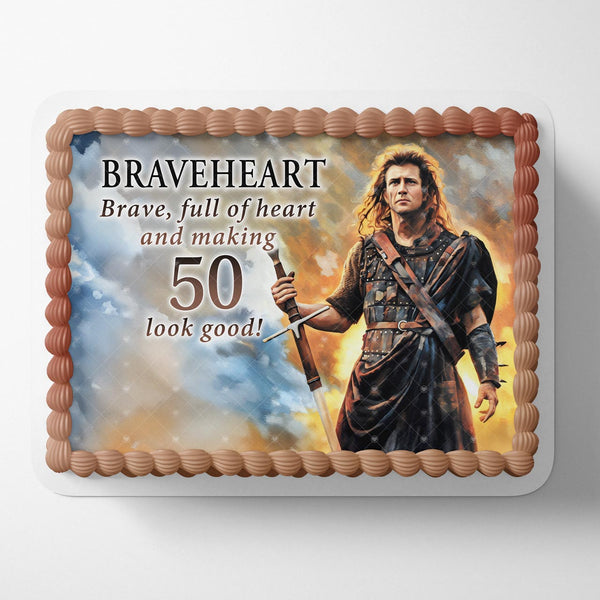 Braveheart William Wallace Edible Cake Toppers