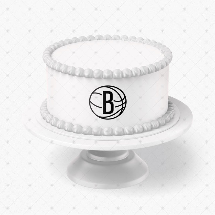 Brooklyn Nets Logo Edible Cake Toppers Logos