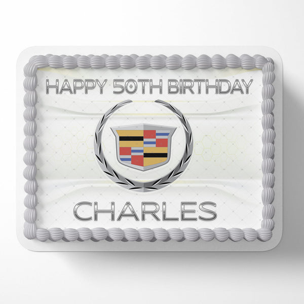 Cadillac CD Edible Cake Toppers
