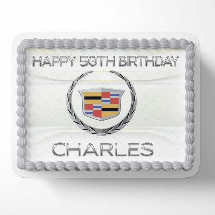 Cadillac CD Edible Cake Toppers