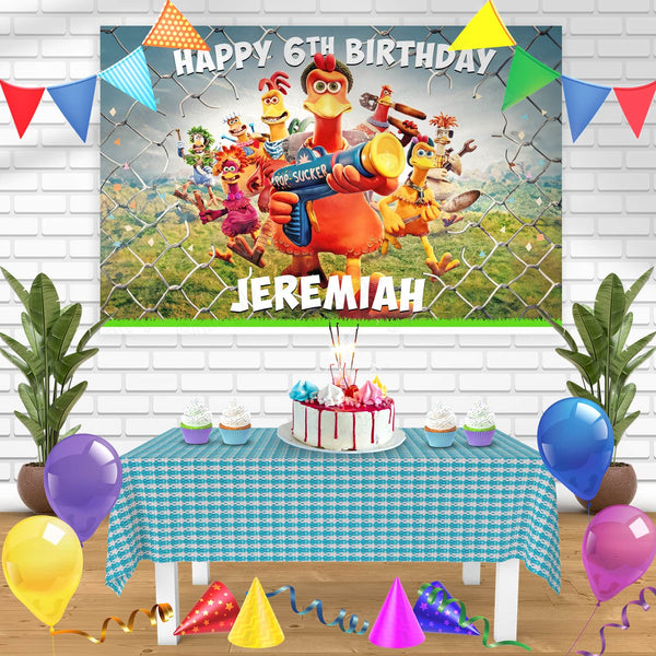 Chicken Run Dawn Of The Nugget 2023 Bn Birthday Banner Personalized Party Backdrop Decoration