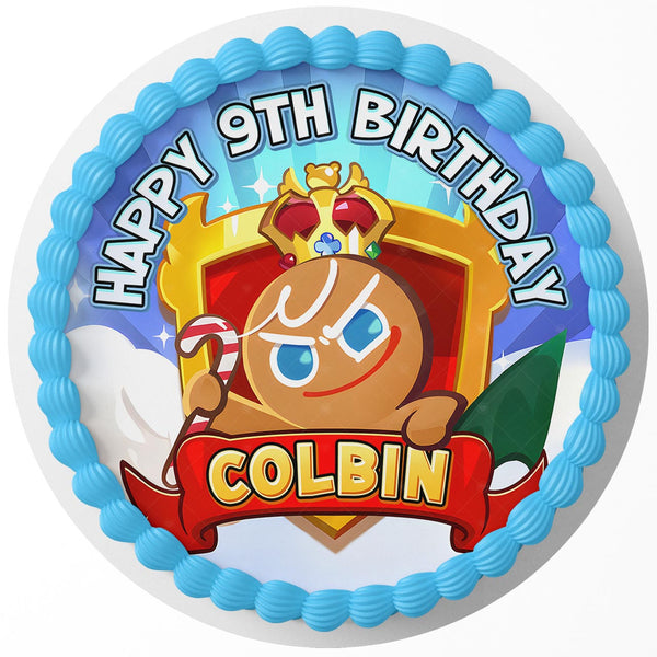 CookieRun Kingdom Game Edible Cake Toppers Round