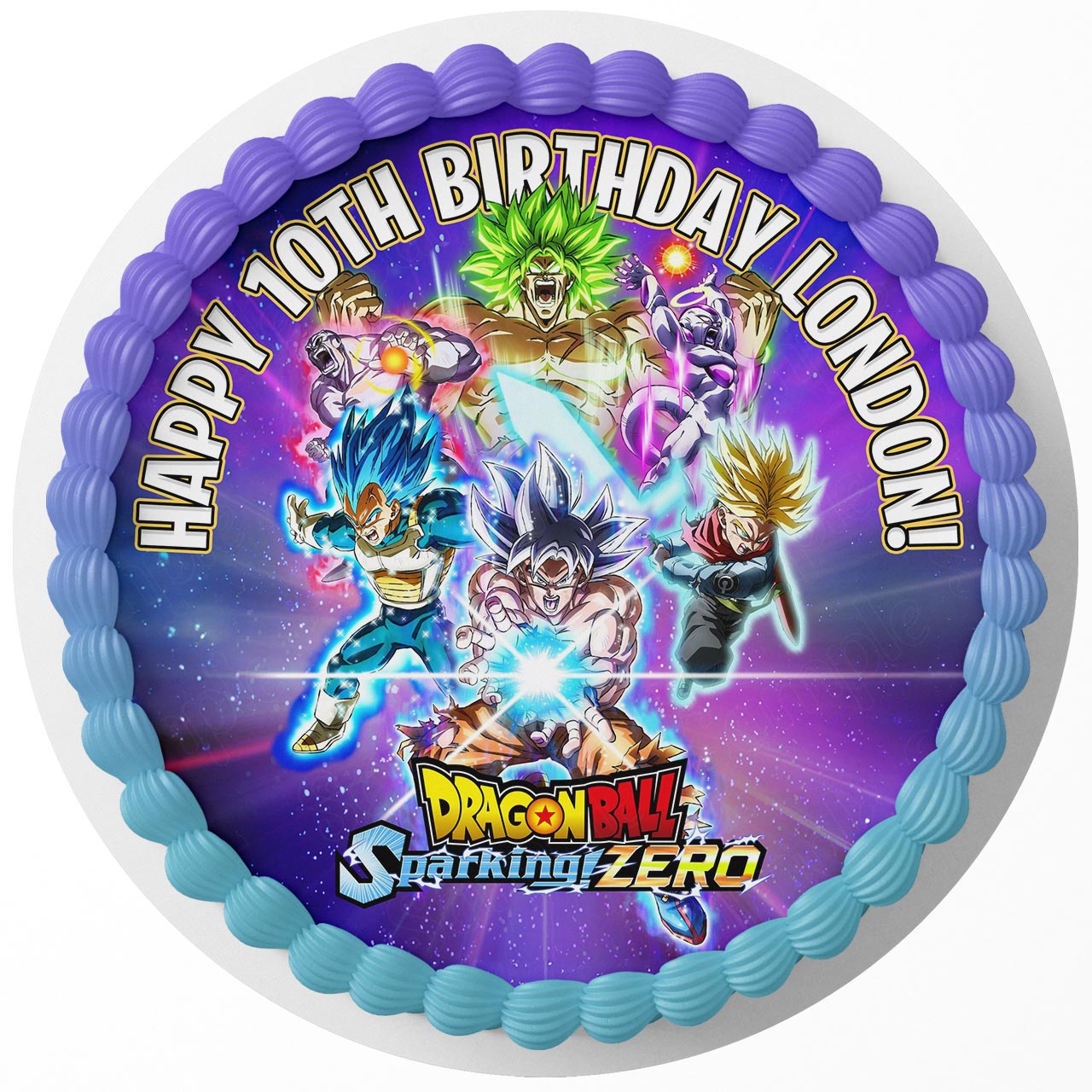 DRAGON BALL Sparking ZERO Rd Edible Cake Toppers Round – Ediblecaketopper
