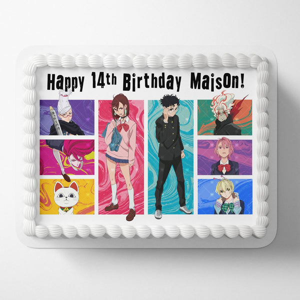 Dandadan Squad Netflix Edible Cake Toppers
