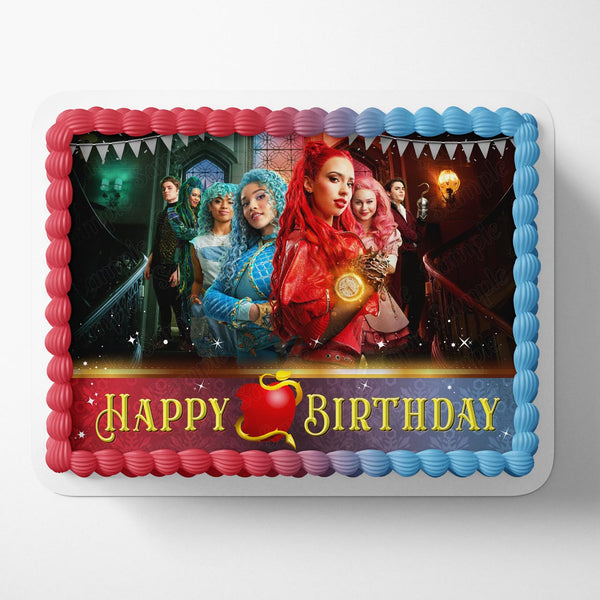 Descendants The Rise of Red PL Edible Cake Toppers