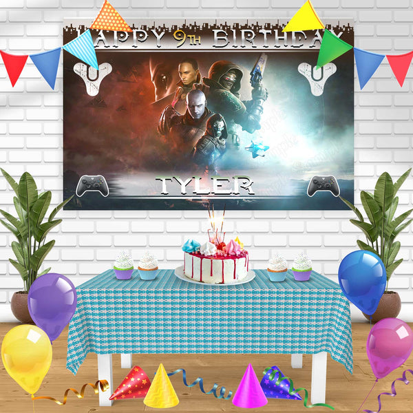 Destiny II 2023 Game Bn Birthday Banner Personalized Party Backdrop Decoration