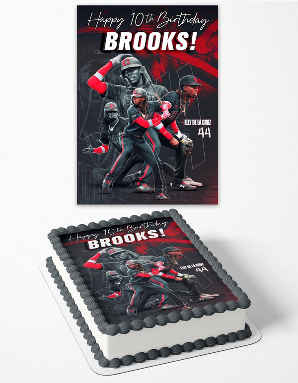 Elly De La Cruz CR Edible Cake Toppers