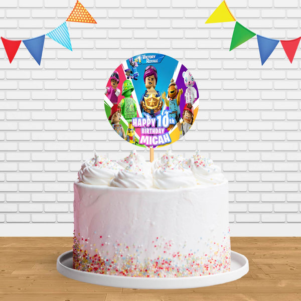 Fortnite Lego Fornite Battle Royale Gamers Kids Cake Topper Centerpiece Birthday Party Decorations