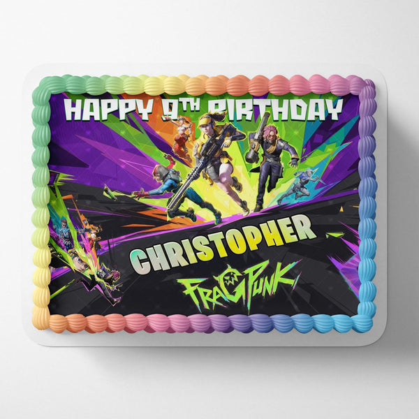 FragPunk Gamers Edible Cake Toppers