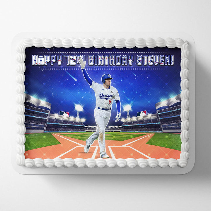 Freddie Freeman LA Dodgers Edible Cake Toppers