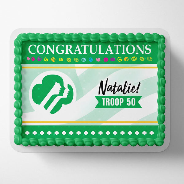Girl Scouts of the USA Edible Cake Toppers