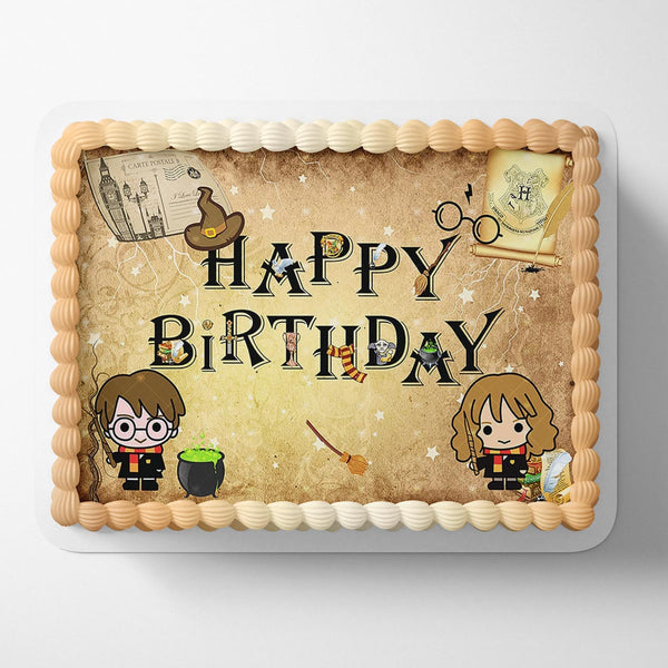 Harry Potter Hogwarts HRW Edible Cake Toppers