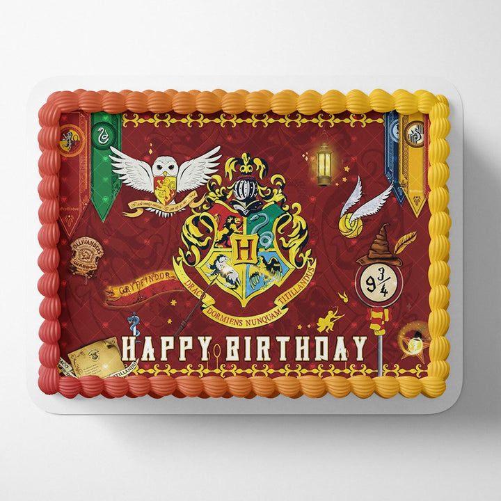 Harry Potter Hogwarts School of Witchcraft and Wizardry HPW Edible Cake Toppers