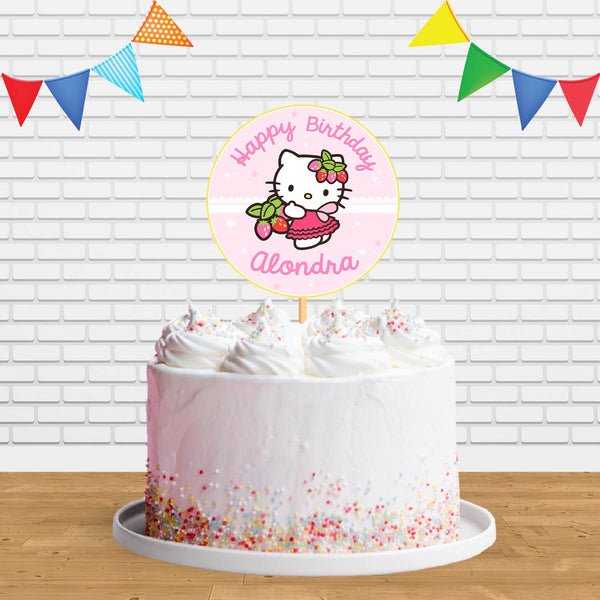 Hello Kitty Sanrio Pink Girls Ct Cake Topper Centerpiece Birthday Party Decorations