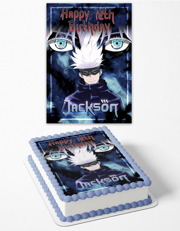 Jujutsu Kaisen Gojo Satoru Eyes Edible Cake Toppers
