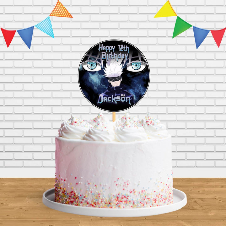 Jujutsu Kaisen Gojo Satoru Eyes Ct Cake Topper Centerpiece Birthday Party Decorations