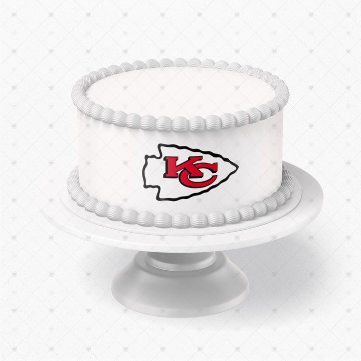 Kansas City Chiefs Logo Edible Cake Toppers Logos