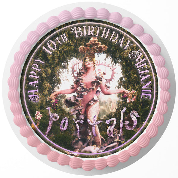 Melanie Martinez Portals Album Cover Rdt Edible Cake Toppers Round