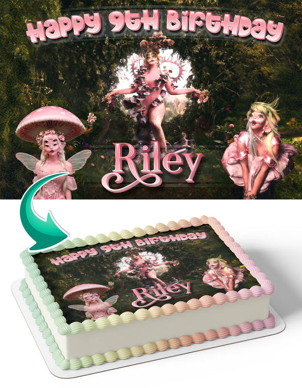Melanie Martinez Portals Album Cover Rec Edible Cake Toppers