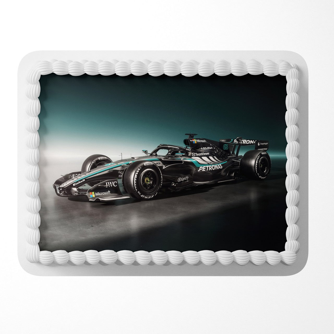 Mercedes AMG F1 W17 Edible Image Cake Topper Personalized Birthday She ...
