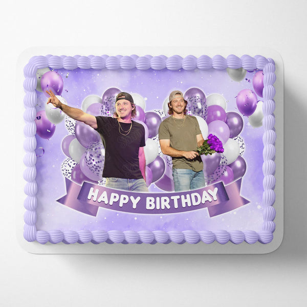 Morgan Walen King Country Music C Edible Cake Toppers