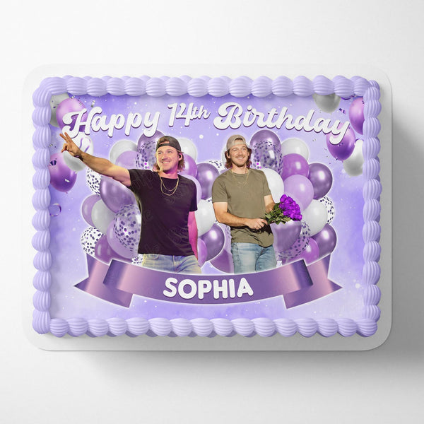 Morgan Walen King Country Music P Edible Cake Toppers