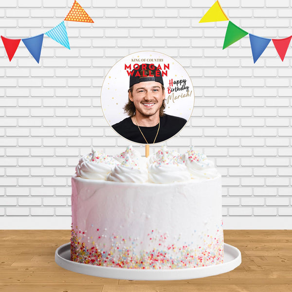 Morgan Wallen King of Country Ct Cake Topper Centerpiece Birthday Party Decorations