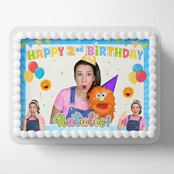 Ms Rachel and Herbie Edible Cake Toppers