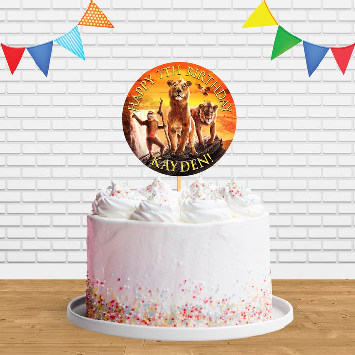Mufasa The Lion King Movie 2024 Cake Topper Centerpiece Birthday Party Decorations