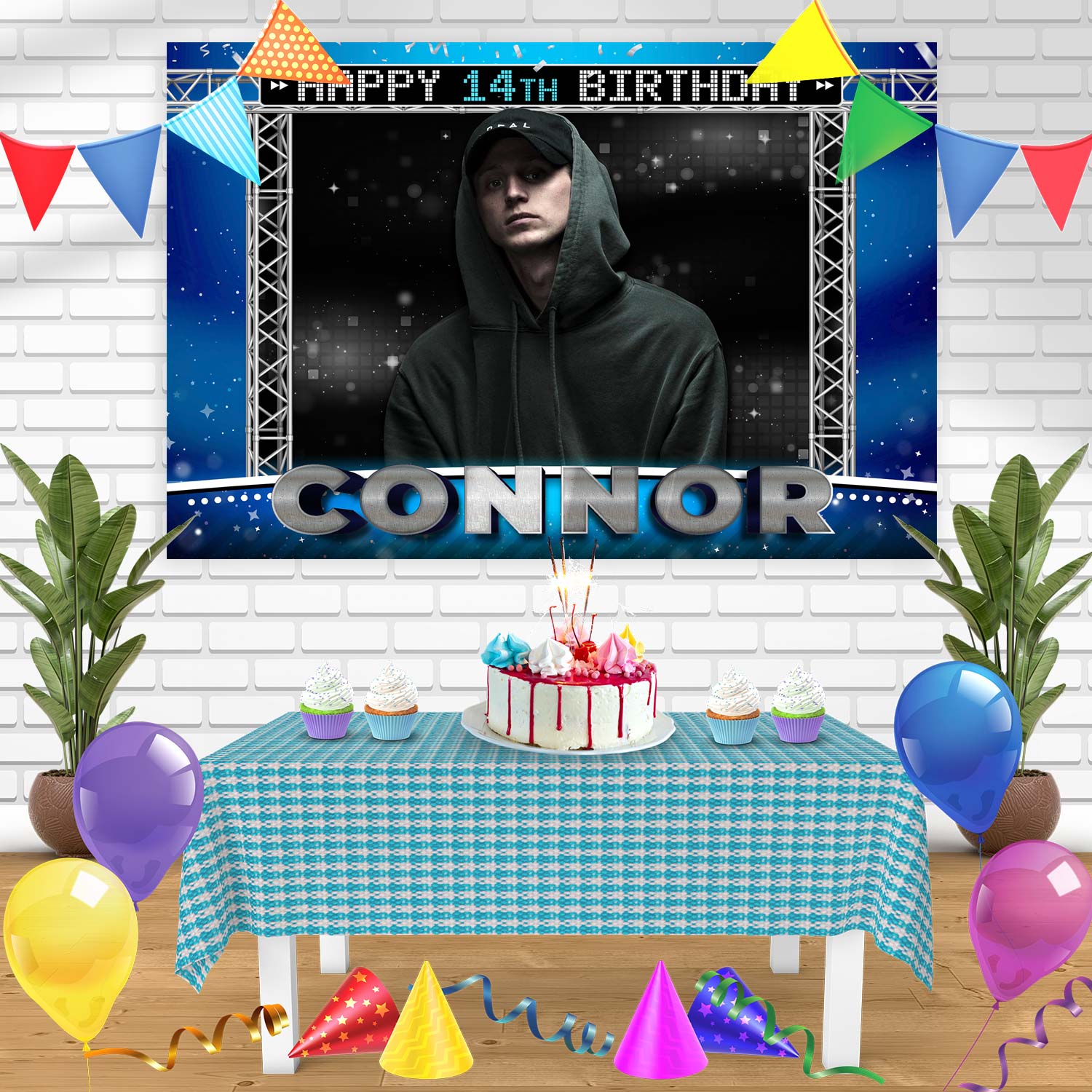 NF Singer Rapper Birthday Banner Personalized Party Backdrop Decoratio ...