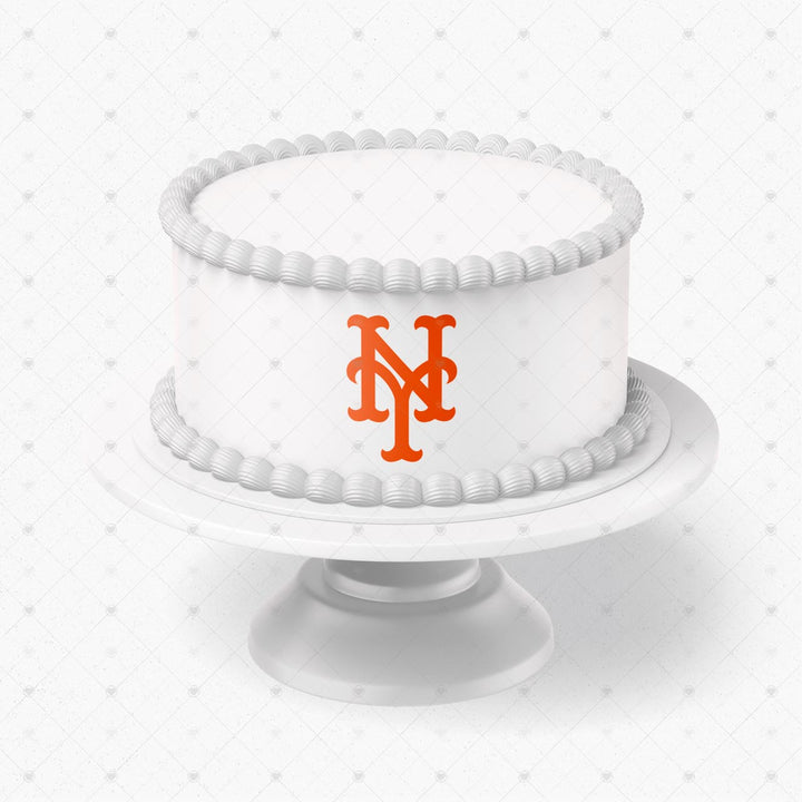 New York Mets Logo Edible Cake Toppers Logos