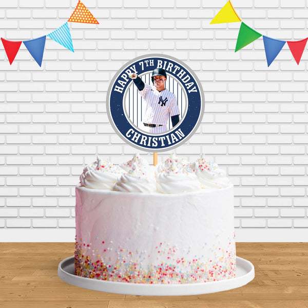 New York Yankees Juan Soto Ct Cake Topper Centerpiece Birthday Party Decorations