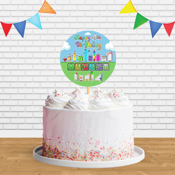 Numberblocks Cake Topper Centerpiece Birthday Party Decorations