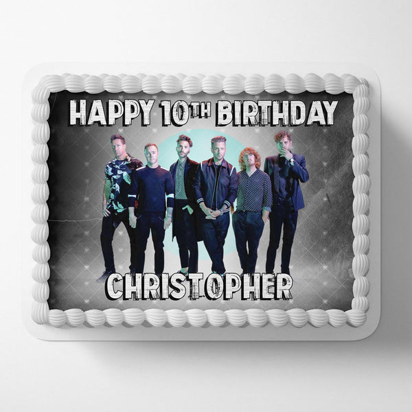 OneRepublic Band Edible Cake Toppers