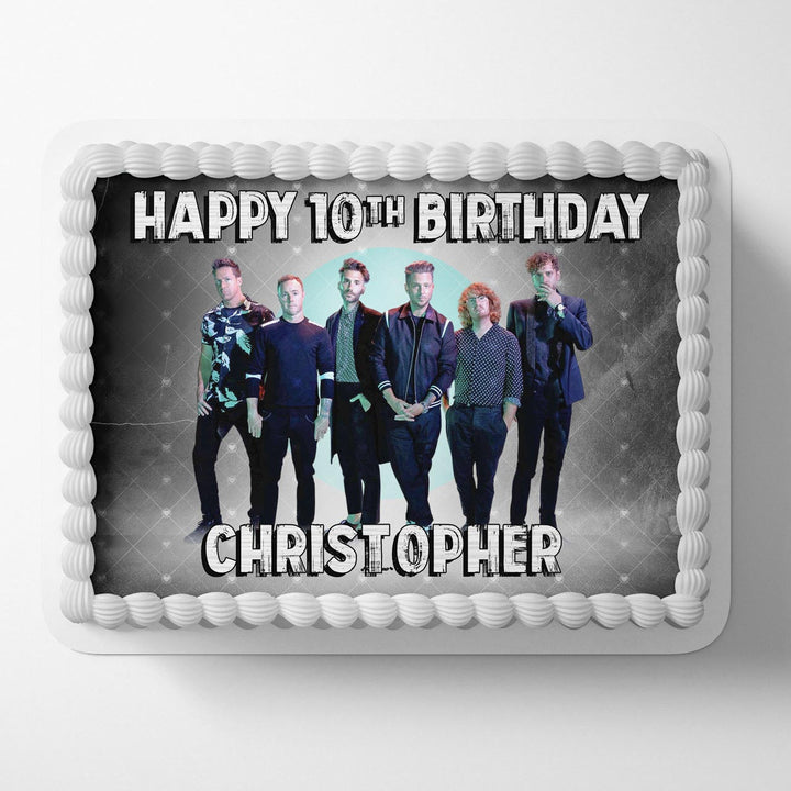 OneRepublic Band Edible Cake Toppers