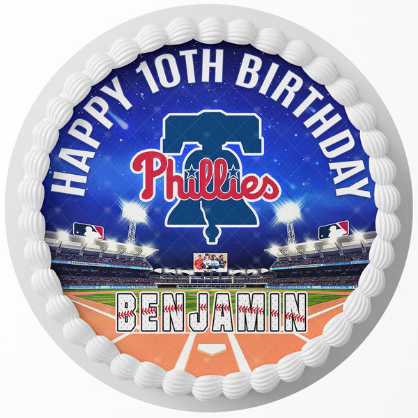 Philadelphia Phillies Edible Cake Toppers Round