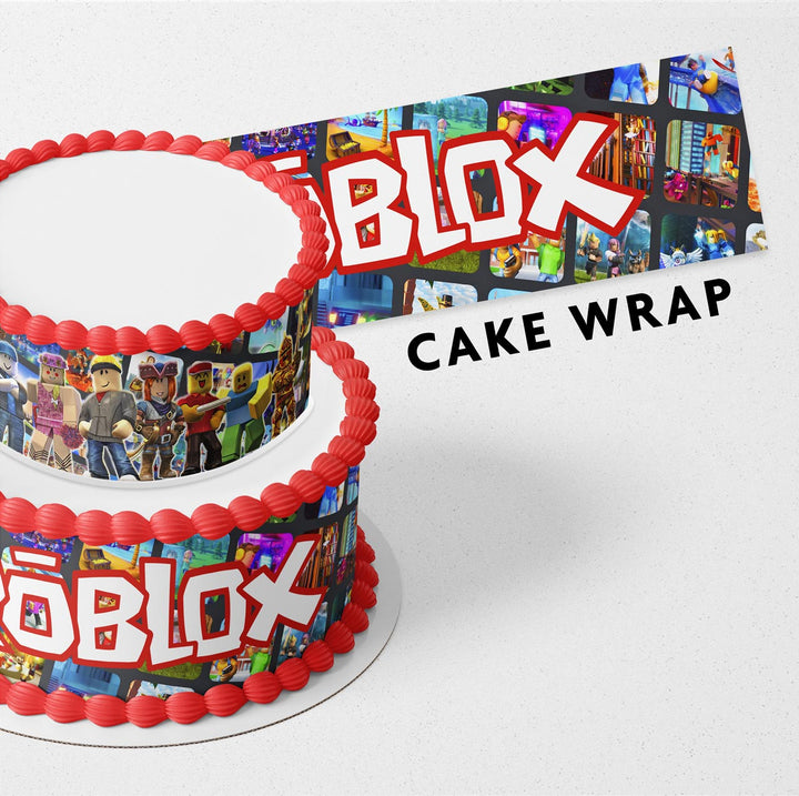 Roblox Strips Edible Cake Toppers Cake Wraps