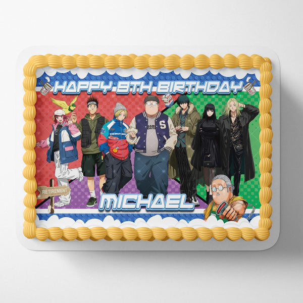 Sakamoto Days Edible Cake Toppers