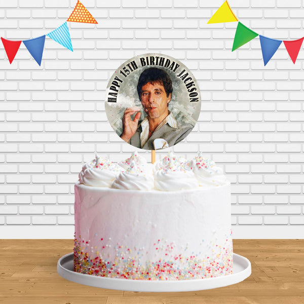 Scarface Tony Montana Al Pacino Cake Topper Centerpiece Birthday Party Decorations