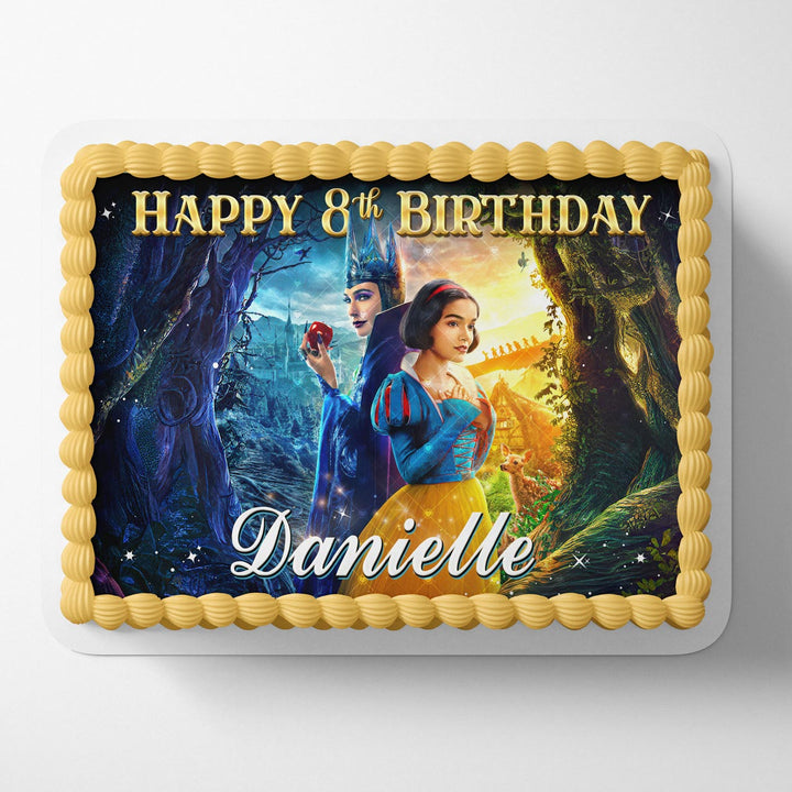 Snow White Movie 2025 Edible Cake Toppers