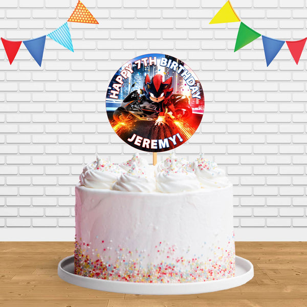Sonic the Hedgehog 3 Shadow Movie 2024 Cake Topper Centerpiece Birthday Party Decorations